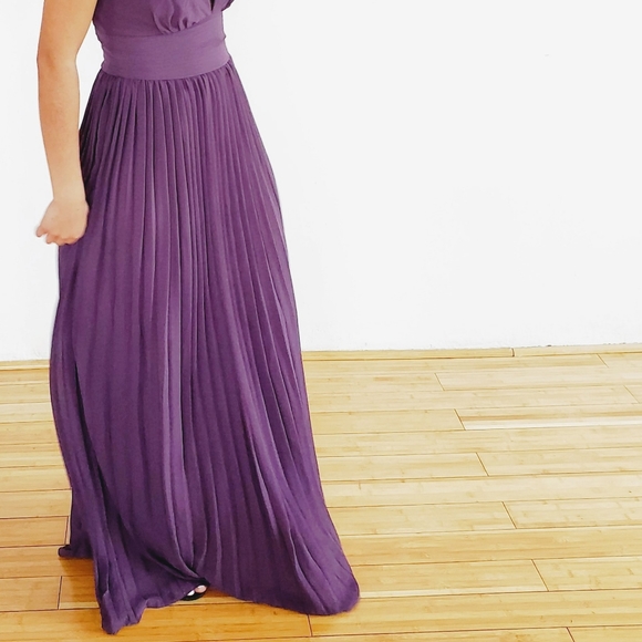 Lulus | Depths of My Love Dusty Purple Maxi Dress - Picture 2 of 8